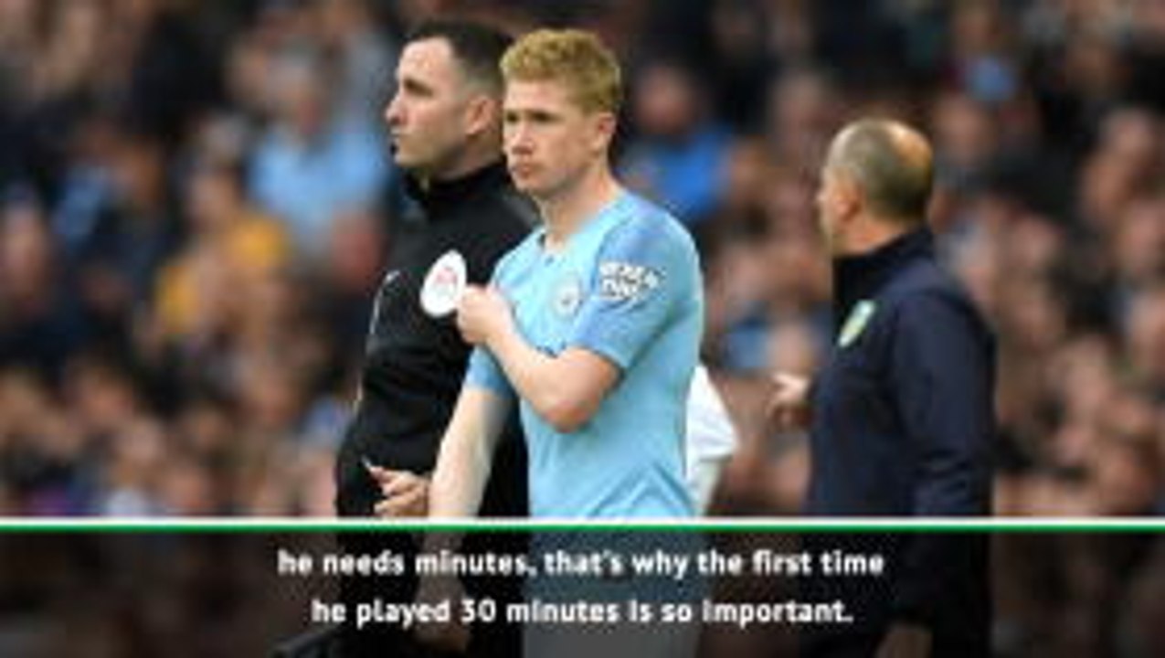 De Bruyne can help Man City achieve our targets - Guardiola