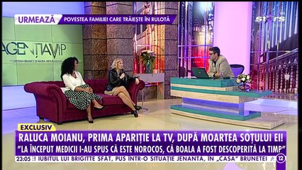 Raluca Moianu, în lacrimi! Prima apariție la TV a vedetei, după moartea soțului ei