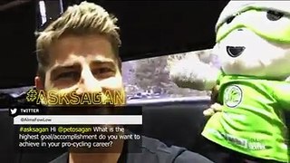 A little green guest joins me in this episode of the #AskSagan show with Eurosport. Send more questions using the #AskSagan hashtag and I'll try to answer the b