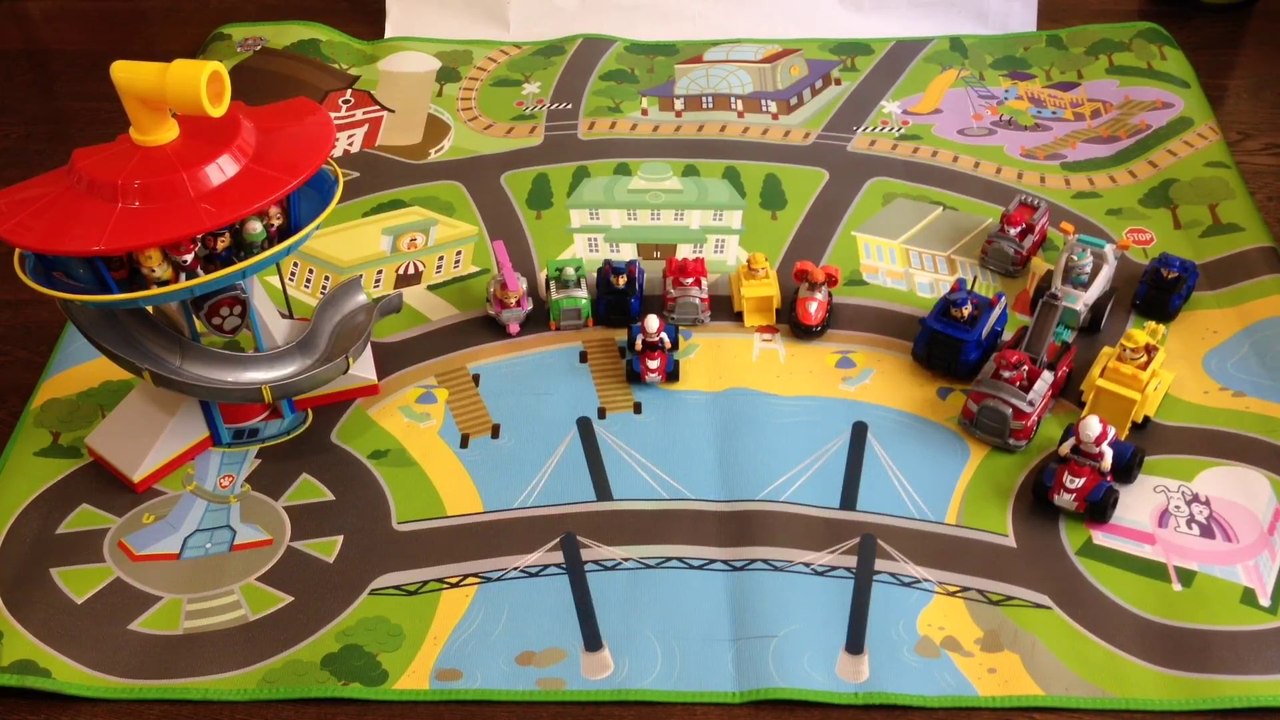 Paw Patrol Mega Mat Giant Playmat Nickelodeon - Unboxing Demo Review