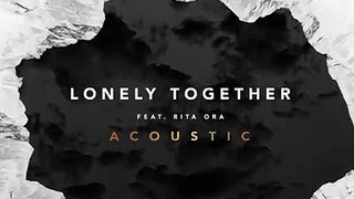 Thank you for all the love and support on the amazing song Rita Ora and I made, #LonelyTogether ❤️ I love this acoustic version and hope you do too 