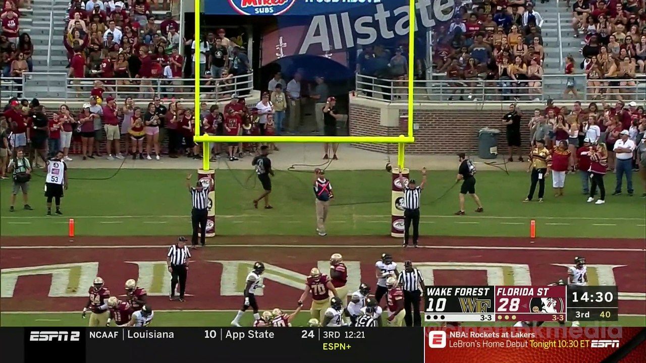 Wake at FSU 2018 2nd Half