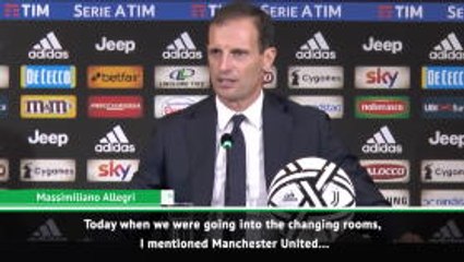 We mismanaged our match worse than Manchester United - Allegri