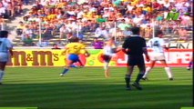 الشوط الثاني مباراة الارجنتين و البرازيل 1-0 ثمن نهائي كاس العالم 1990