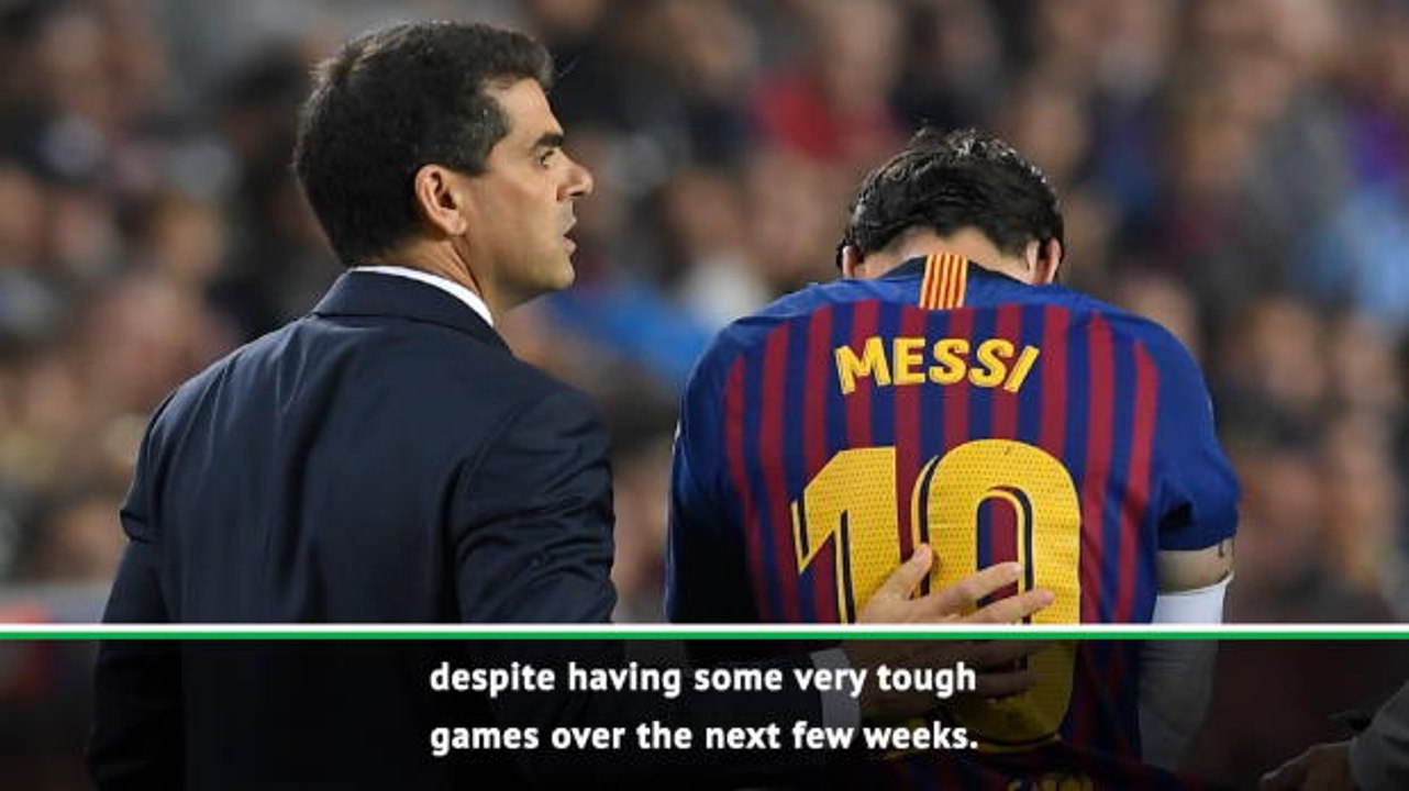 Of course we'll feel Messi's absence - Valverde