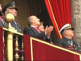 Presencia Calderón su último desfile militar
