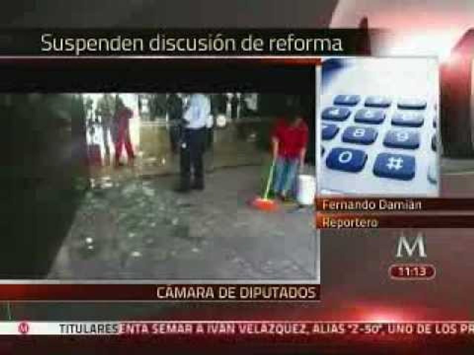 Suspenden sesión en el Congreso, por accidente de Martí Batres