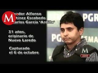 Presentan a "La Ardilla", autor de más de 300 muertes en Tamaulipas