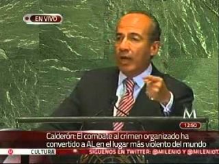 Download Video: Los países consumidores no quieren o no pueden reducir el consumo: Felipe Calderón