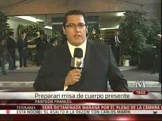 Realizan misa en el Panteón Francés para despedir a Alonso Lujambio