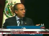 Reprocha Calderón críticas injustas a fuerzas armadas