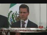 Se reúne Peña Nieto con miembros de Nueva Alianza