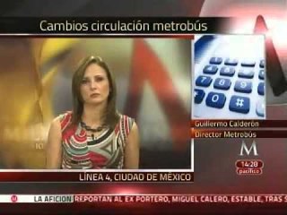 Por toma de protesta, cambios en la circulación del metrobús