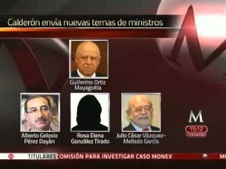 El Presidente envió al Senado las 2 nuevas ternas para sustituir a los ministros