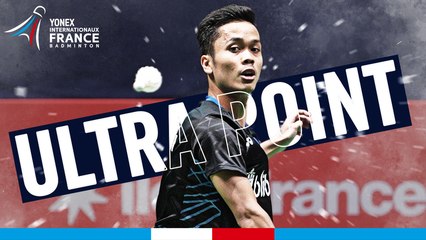 YONEX IFB - 1/16  - Le magnifique point entre Wangcharoen et Anthony Ginting