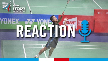 YONEX IFB - 1/16  - La réaction d'Anthony Ginting