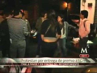 Reconoce ITAM a Calderón por su trayectoria política y ser ex alumno distinguido