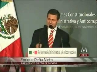 Presenta Peña Nieto iniciativas para reorganizar gobierno