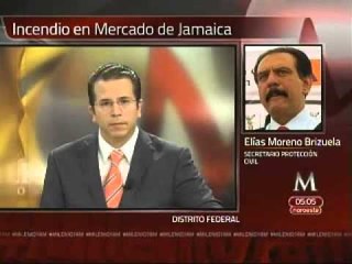 Se registra incendio en mercado de Jamaica; hay tres lesionados