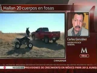 Los cuerpos hallados en las fosas son del sexo masculino: vocero