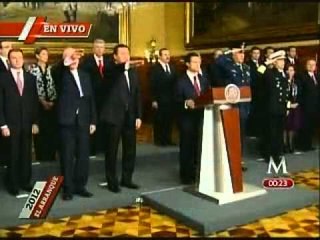 Toma protesta Peña Nieto a los integrantes de su gabinete de seguridad