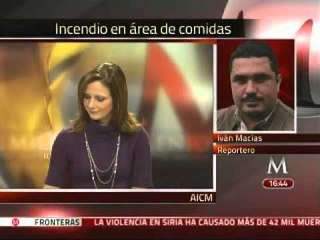 Se registra incendio en el AICM; no hay lesionados