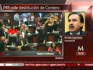 Reflexionará PRI en el Senado destitución de Cordero