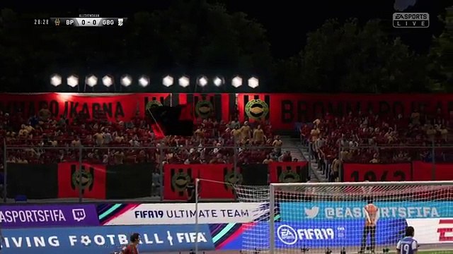 Swedish Allsvenskan - IFK Goteborg @ IF Brommapojkarna - FIFA 19 Simulation Full Game 22/10/18