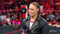 Ronda Rousey rips into The Bellas before destroying their private security Raw, Oct. 15, 2018