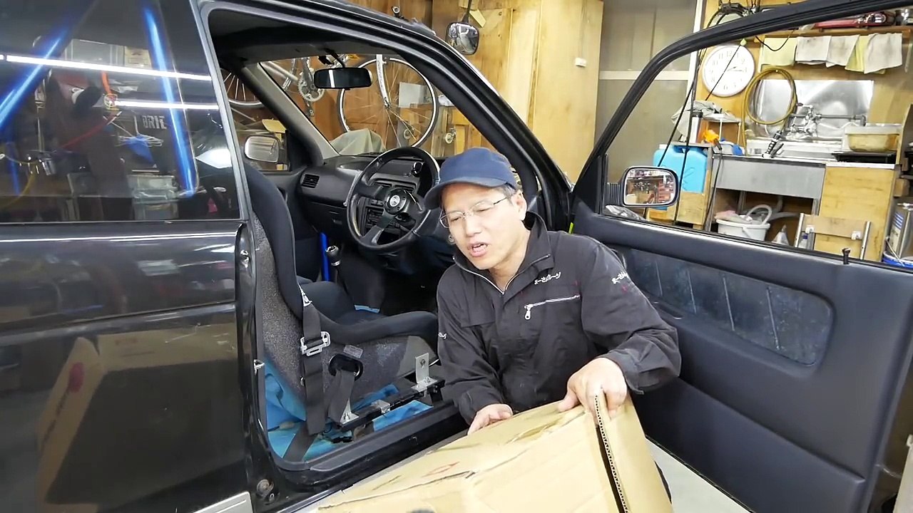 ブリッドシート取り付け 完成【ワークスいじり】HA21S No.104