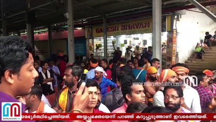 പ്രകൃതി ക്ഷോഭിച്ചതോടെ മഞ്ജുവിന്റെ യാത്ര അനിശ്ചിതമായി വൈകുന്നു I Sabarimala