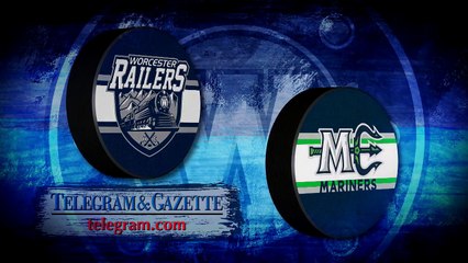 ECHL Maine Mariners 1 at Worcester Railers HC 4