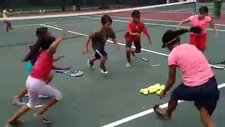 Kids!  Every Saturday morning at Long Island tennis court. $2 bucks buys you a lot of fun!