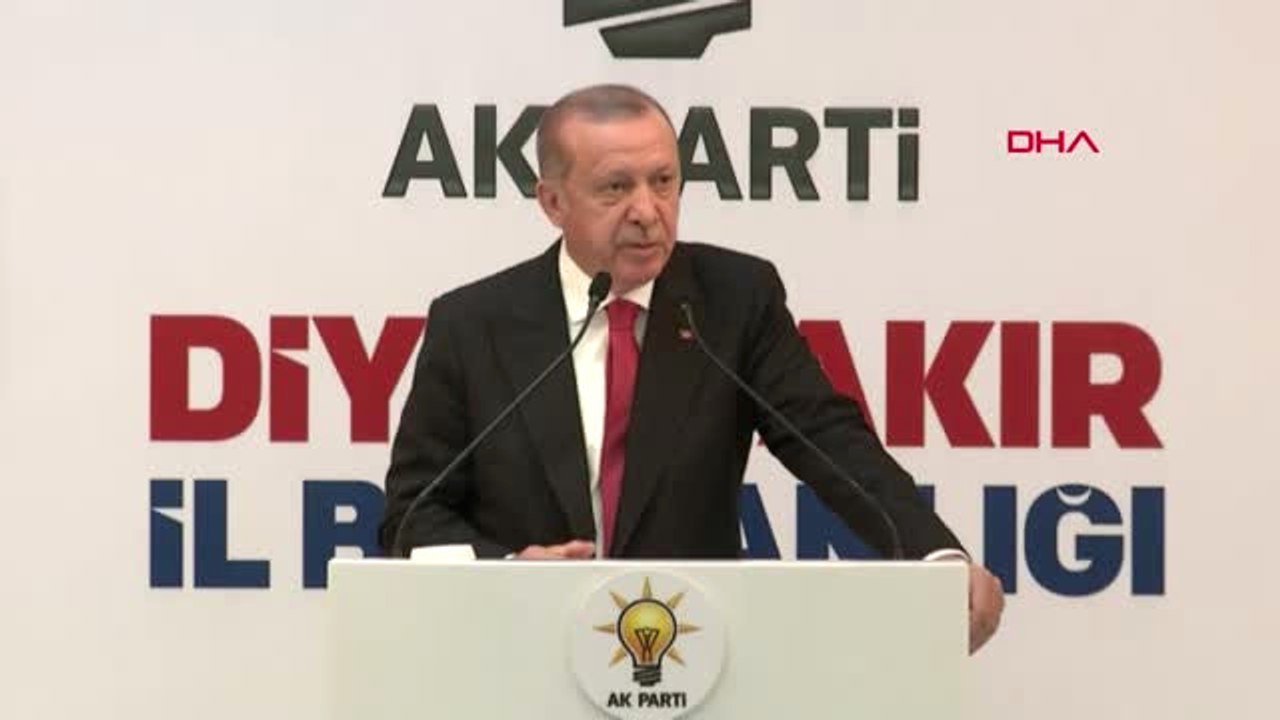 Diyarbakır Cumhurbaşkanı Erdoğan İl Başkanlığı Teşkilat Yemeğinde Konuştu -1