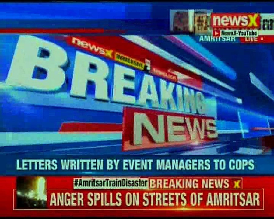 Amritsar train accident: Protest turns violent, Huge Police Deployment; Victims families confronts