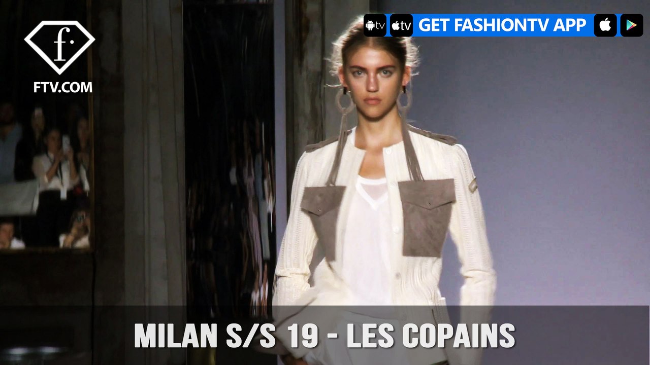 Les Copains Presented at Milan Fashion Week Spring/Summer 2019 | FashionTV | FTV