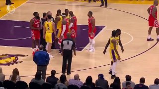 Chris Paul And Rajon Rondo Fight! Punches Thrown | Lakers Vs Rockets