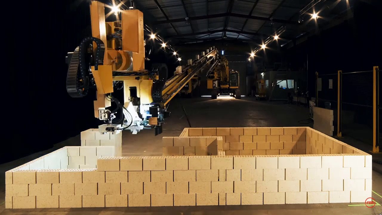 Robot Building a House