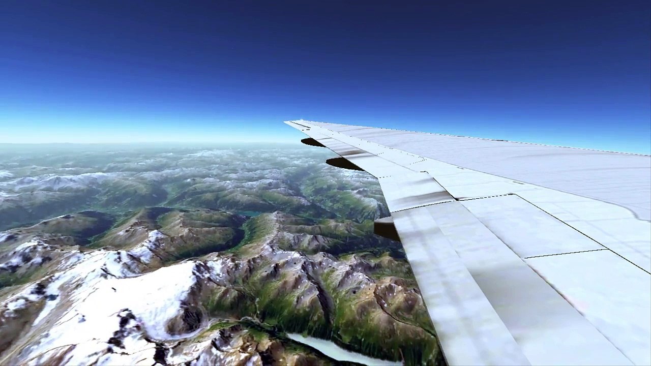 Infinite Flight Timelapse Trough Middle Europe (Alpcruise Adria Coast Middle Germany)