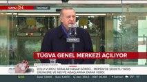 Erdoğan: TÜGVA'ya gönül vermiş gençlerimiz farkı göstermeli