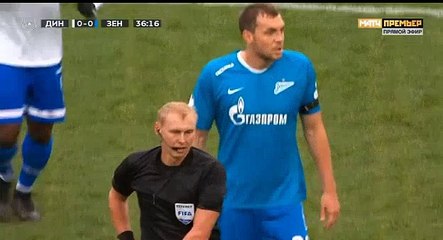 Dynamo Moscow 0 - 0 Zenit Petersburg 21/10/2018  Second Yellow Card = Red Card   Driussi S., Zenit Petersburg  37' HD Full Screen RUSSIA: Premier League - Round 11 .