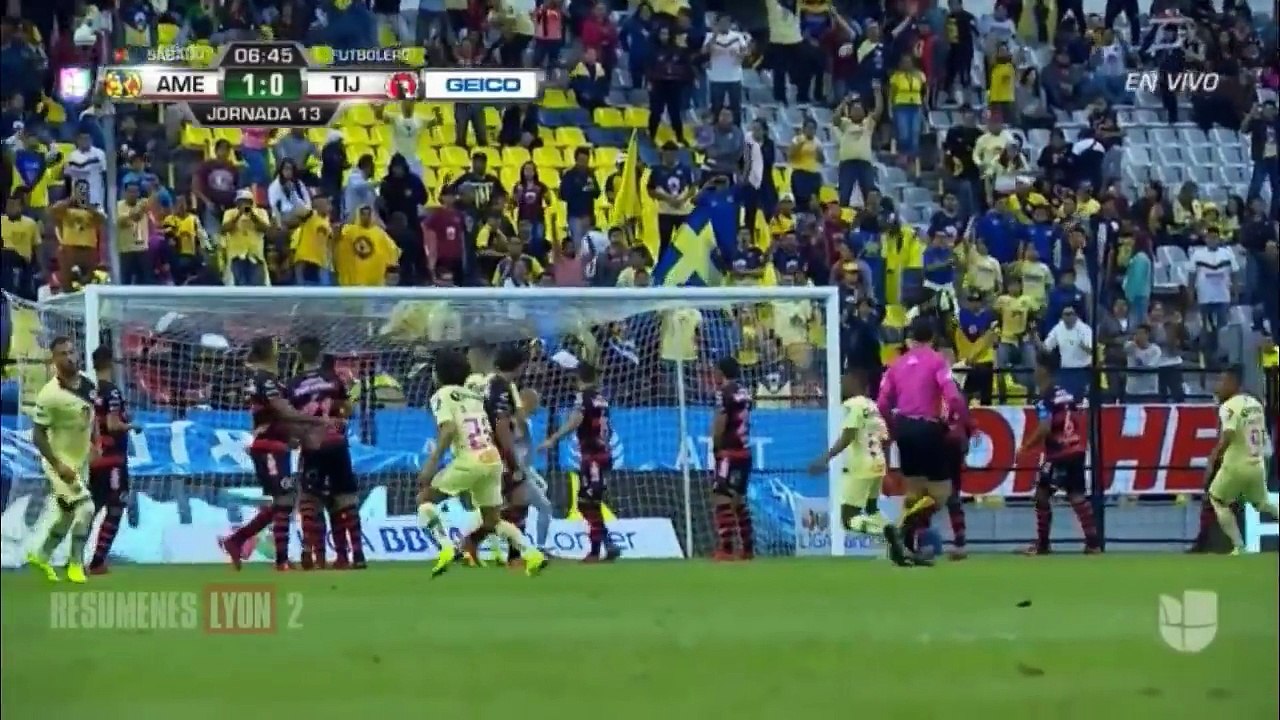 América vs Tijuana 3-0 HD GOLES & RESUMEN 2018 Jornada 13 Liga MX   20/10/2018