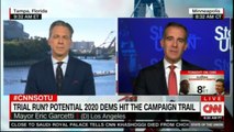 Mayor Eric Garcetti on Trial Run? Potential 2020 DEMS hit the campaign trail. #DonaldTrump #News #JakeTapper Election2020