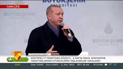 Cumhurbaşkanı Erdoğan: Bu ülkede ayrım yapamazlar