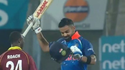 India VS West Indies 1st ODI: Virat Kohli slams 36th ODI century | वनइंडिया हिंदी