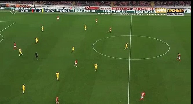 Spartak Moscow 2 - 3Arsenal Tula 21/10/2018 Mirzov R. (Djordjevic L.), Arsenal Tula Super Amazing Goal 65' HD Full Screen RUSSIA: Premier League - Round 11 .