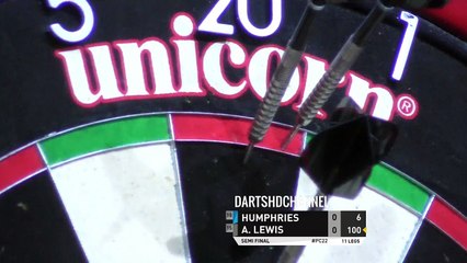 Adrian Lewis vs Luke Humphries | Semi Final | Players Championship 22