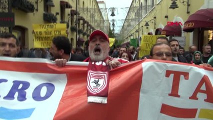 Samsun İşçiler 6'ncı Kez Protesto Yürüyüşünde