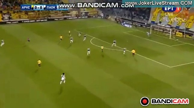 Goal Matteo Garcia (1-0) Aris Salonica vs	PAOK Salonica