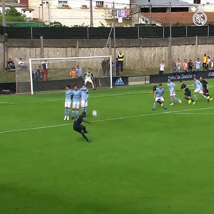 Vinicius Jr Free Kick Goal vs Celta Vigo B